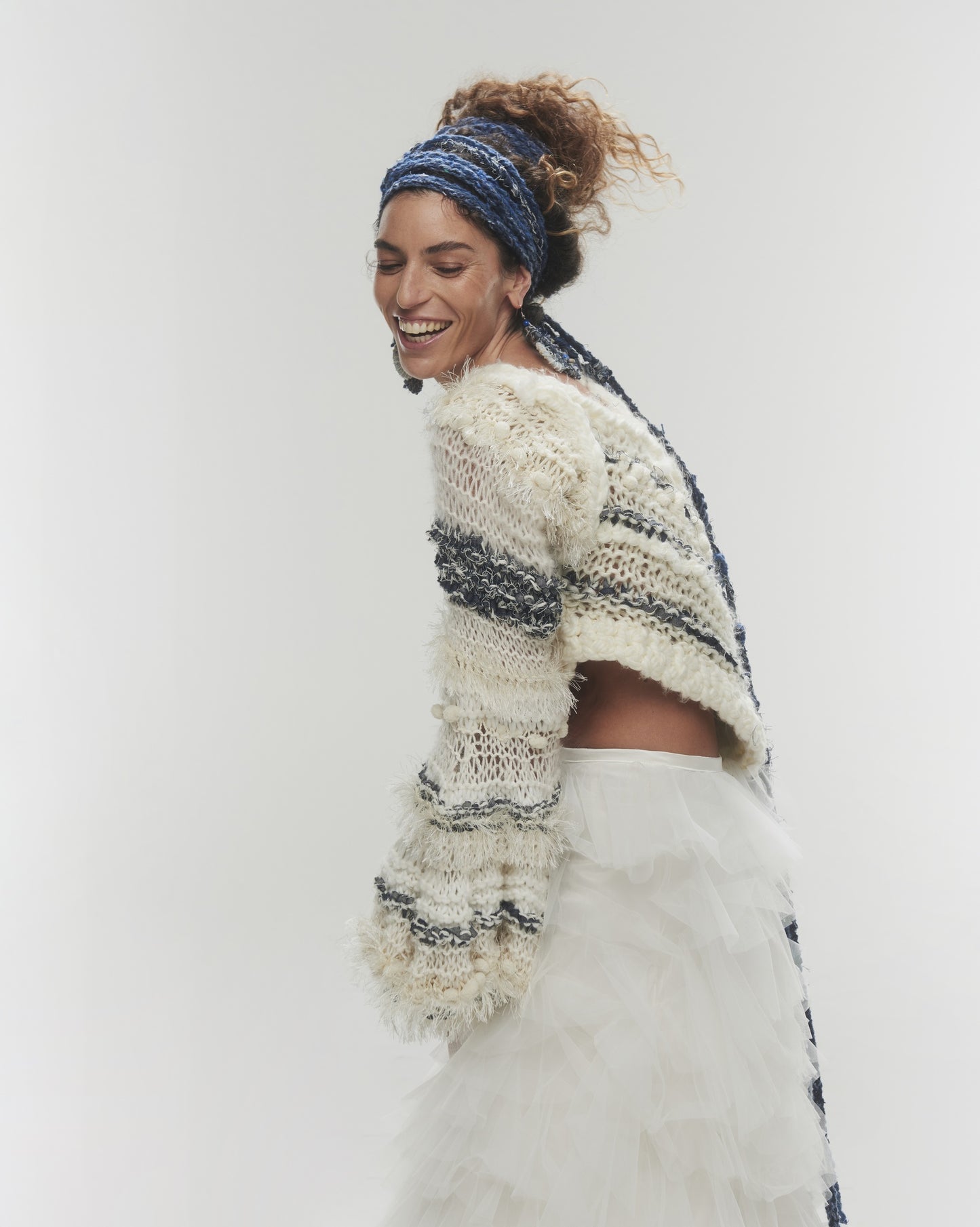 Chaleco Un Hombro Tejido