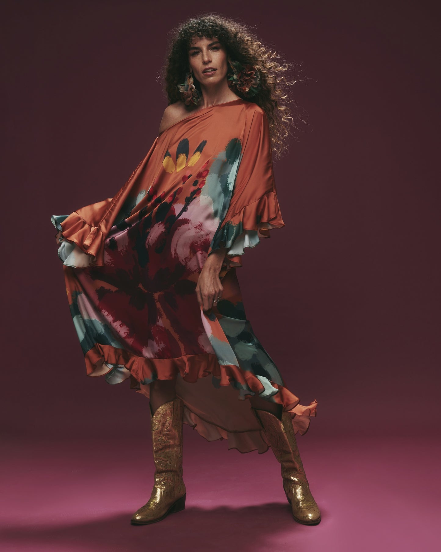 Vestido Blusón Hombro