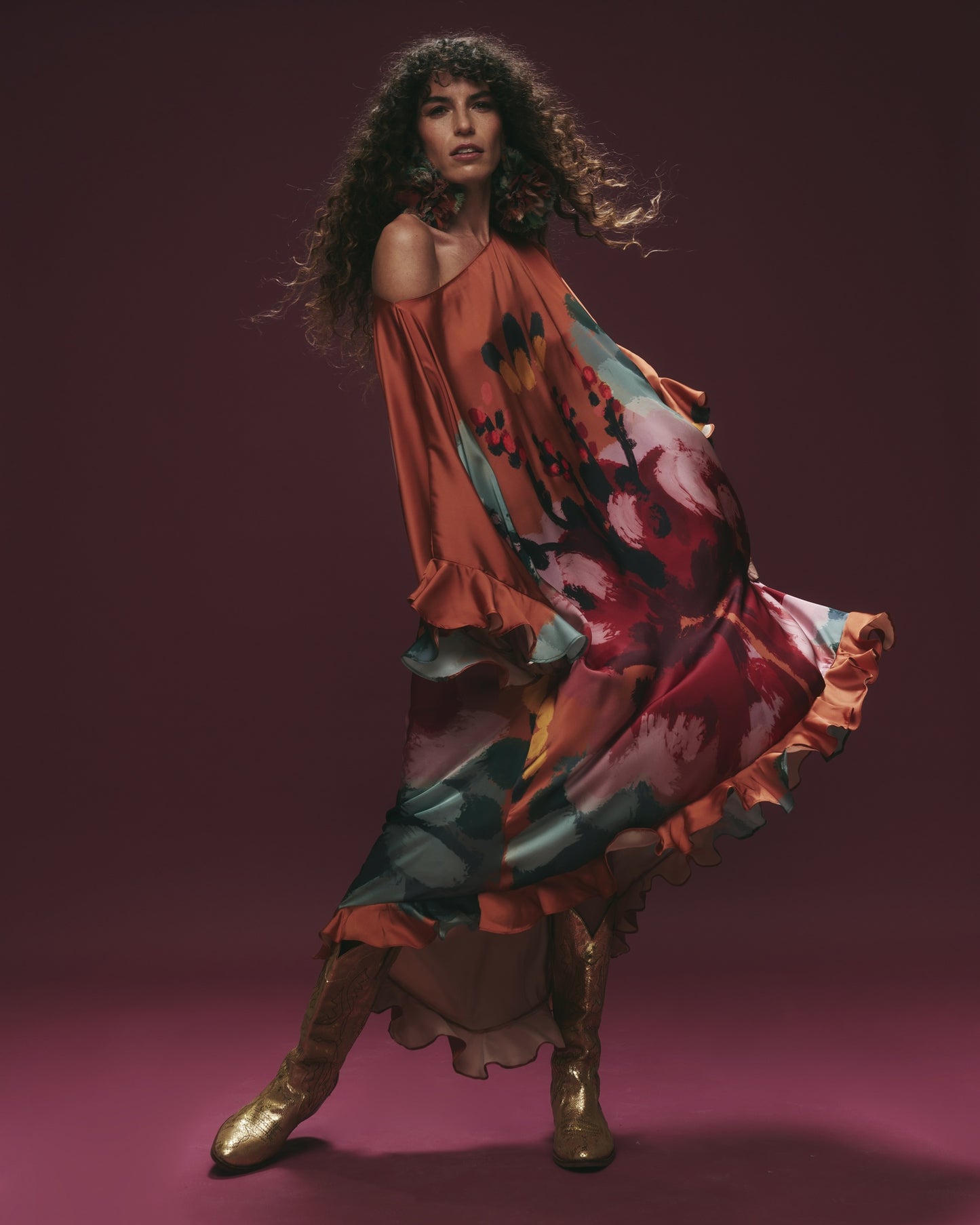 Vestido Blusón Hombro