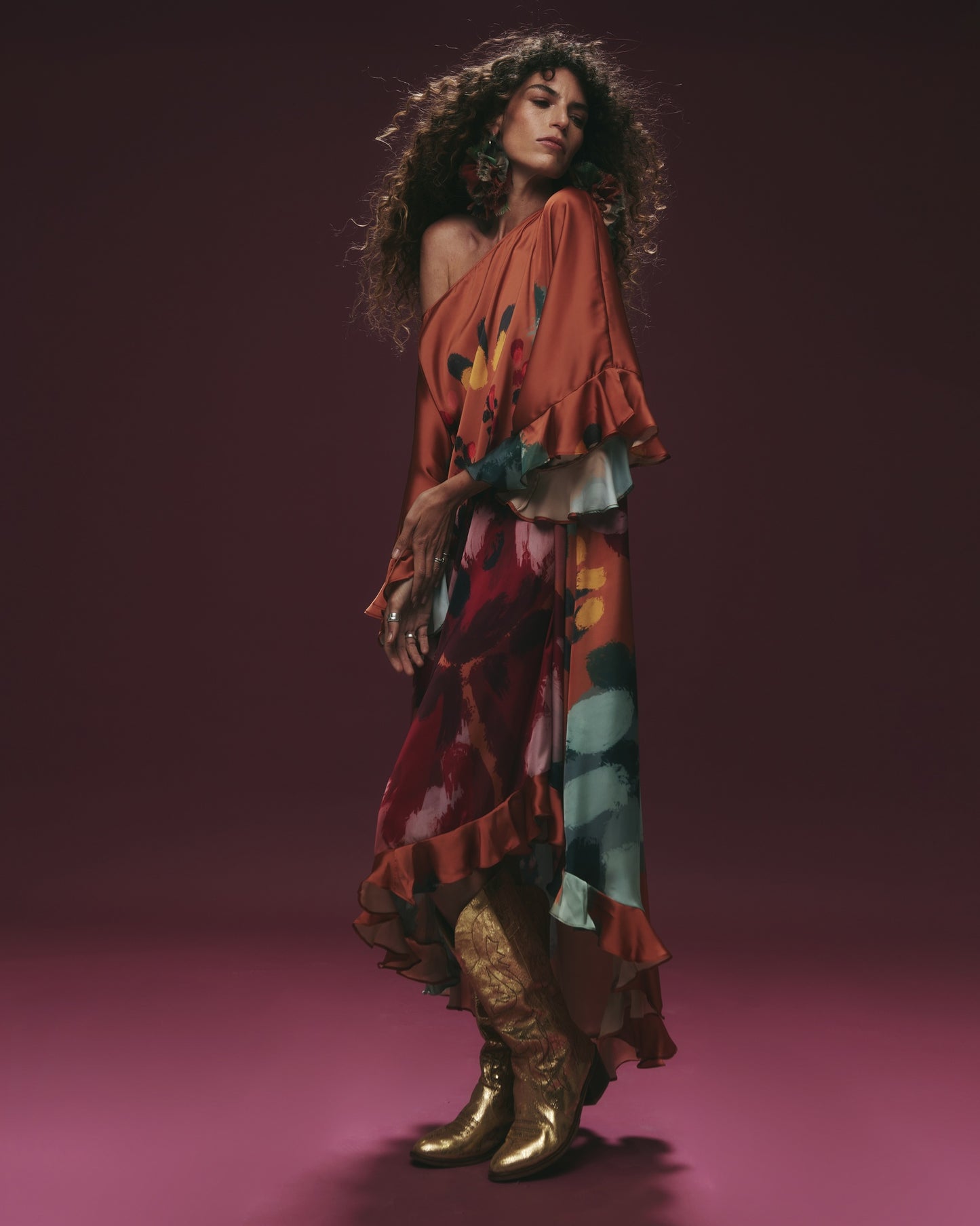 Vestido Blusón Hombro